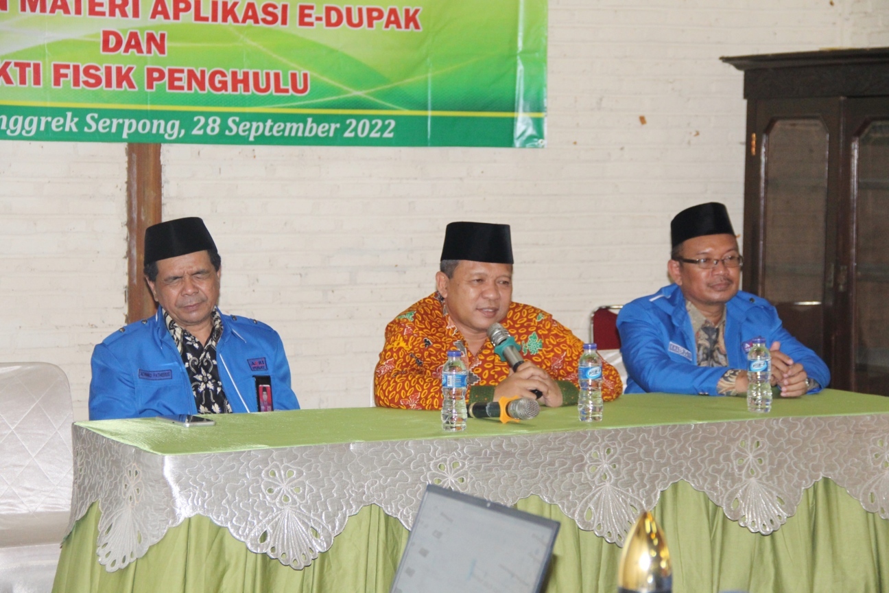 APRI Tangsel Gelar Bimtek Penguatan Materi Aplikasi E-Dupak dan Bukti Fisik Penghulu
